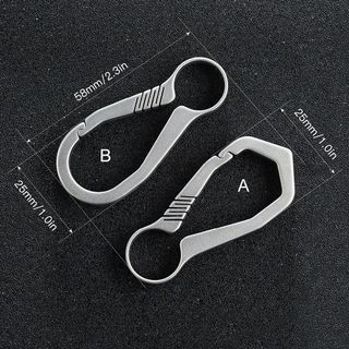 Móc khóa xe hơi TITANIUM, dành cho Nam và Nữ, Sang Trọng, Nhẹ, siêu bền, đẹp, sử dụng đa năng.