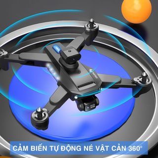 Flycam Mini Giá Rẻ Drone P9 Pro Max, Máy Bay Điều Khiển Từ Xa 4 Cánh, Play Camera Cao Cấp 2 Camera 12MP, Pin Lithium 2500mAh bay 25-30 Phút, Cảm Biến 4 Chiều, Chống Rung, Tránh Va Chạm.