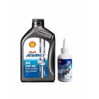 DẦU SHELL ADVANCE ULTRA SCOOTER 5W40 1L CHO PIAGIO