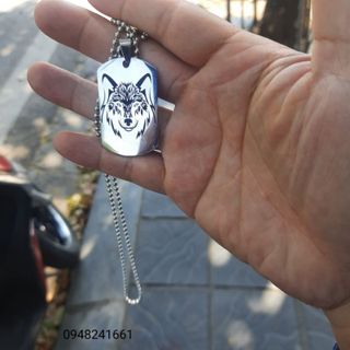thẻ tên chống lạc cho trẻ em và người già, móc chìa khóa, dog tag, thẻ lính (có khắc hình, chữ)
