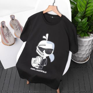 BIGSIZE - Áo thun nam tay ngắn chất thun cotton 100% bigsize 65kg - 125kg hình KARL