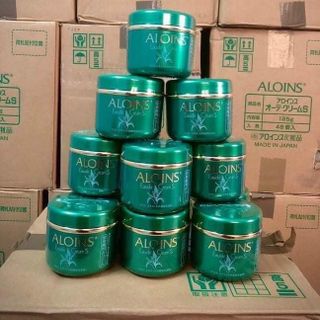 Kem dưỡng ẩm lô hội Aloins Nhật Bản, kem lô hội xanh dưỡng da khô nứt nẻ mùa đông Eaude Cream S 185g