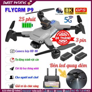 Flycam Điều Khiển Từ Xa P9 PRO MAX, Fly cam mini giá rẻ, Máy bay điều khiển từ xa 4 cánh, Máy bay không người lái, ply cam, flaycam, playcam, Đồ chơi trẻ em tập bay. giá sỉ