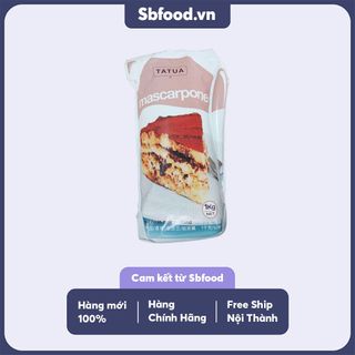 Phô mai kem Mascarpone Tatua gói 1kg