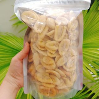 Chuối sấy giòn Đà Lạt thơm ngon giòn rụm ăn là bao ghiền