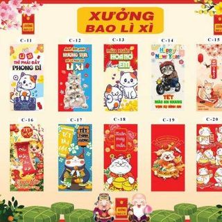 Combo 10 bao lì xì 2023