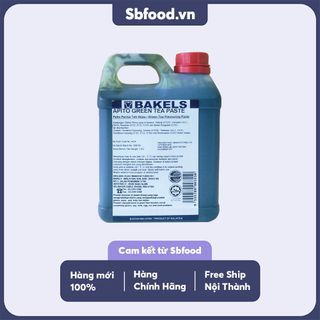 Màu mùi trà xanh Bakels can 2kg giá sỉ