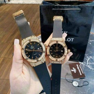ĐỒNG HỒ HUBLOT COUPLE ĐÁ VUÔNG HOT NEW
