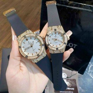ĐỒNG HỒ HUBLOT COUPLE ĐÁ VUÔNG HOT NEW