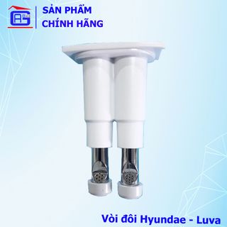 Phụ Kiện Thiết Bị Vệ Sinh Hyundae Đầu Vòi Xịt Vệ Sinh Dạng Đôi Thay Thế - 02 Vòi Phun Thay Thế Đơn Giản Tiện Dụng