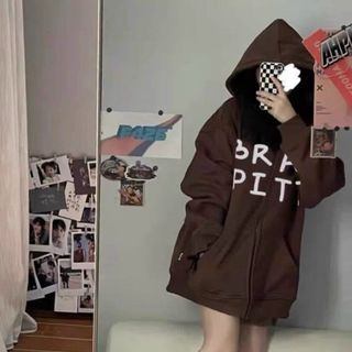 Áo khoác logo in brad pitt form dưới 70kg đẹp