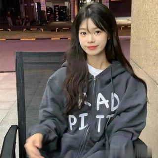 Áo khoác logo in brad pitt form dưới 70kg đẹp