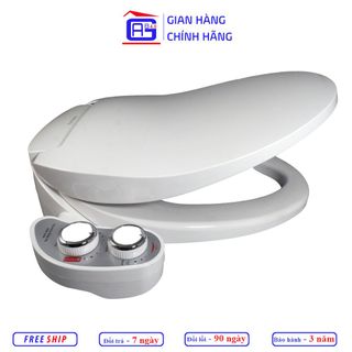 Thiết Bị Vệ Sinh Hyundae Bidet GDB-2000 - 02 Vòi Phun Sử Dụng Nước Nóng Lạnh Tiết Kiệm Giấy Vệ Sinh Kèm Nắp Bệt