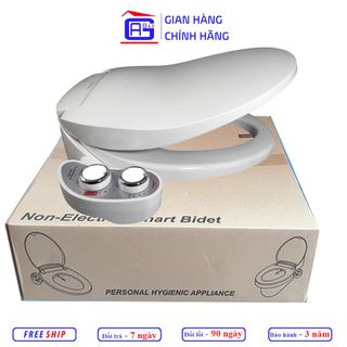 Thiết Bị Vệ Sinh Hyundae Bidet GDB-2000 - 02 Vòi Phun Sử Dụng Nước Nóng Lạnh Tiết Kiệm Giấy Vệ Sinh Kèm Nắp Bệt