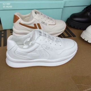 Giày thể thao nữ chất da mềm êm chân K219