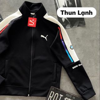 Áo Khoác Thun Lạnh Chống Nắng Màu Trắng Viền Đen Thể Thao Chất Vải Mịn Thoáng Khí Không Xù Lông Áo Khoác Thu Đông
