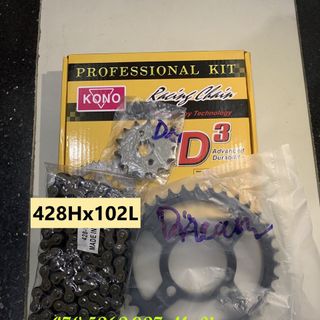 Bộ KONO dĩa, xích (sên), nhông phay Honda Dream - Future