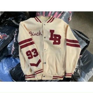 Áo khoác bomber nỉ nút logo Bluck IB form dưới 65kg đẹp