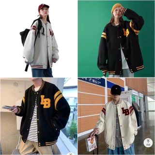 Áo khoác bomber nỉ nút logo Bluck IB form dưới 65kg đẹp