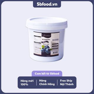 Mứt Việt Quất có xác Berrino Xô 5kg giá sỉ