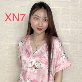 Chuyên sỉ, lẻ bộ đồ ngủ Pijama, Vải Lụa Xước hàng loại 1 đẹp siêu cấp, vải dày mặc thoáng mát, co dãn thoải mái XN7