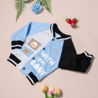 [CHÍNH HÃNG] Áo khoác bomber Toonooz trẻ em nỉ trần bông hot trend bé trai AK13-BB1201 size 3-8 tuổi
