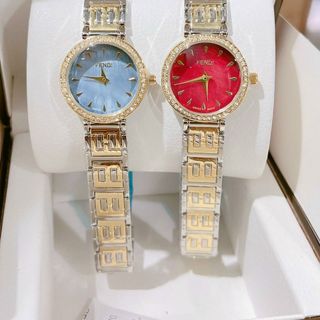 Đồng hồ fenđi viền đá