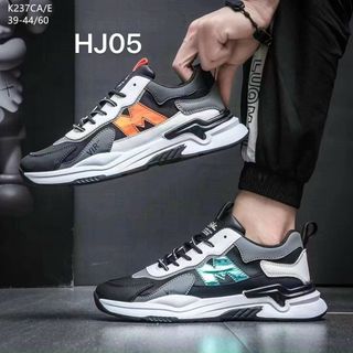 Giày thể thao nam chất đẹp phối họa tiết M K235