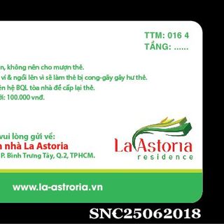 Thiết kế in ấn thẻ từ trên chất liệu PVC