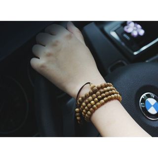 Chuỗi tràng 108 hạt trầm hương tốc Quảng Nam dầu già, tiện hạt tròn đều giá buôn sỉ