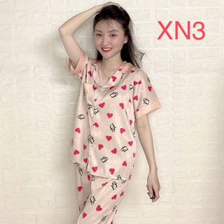 Chuyên sỉ, lẻ bộ đồ ngủ Pijama, Vải Lụa Xước hàng loại 1 đẹp siêu cấp, vải dày mặc thoáng mát, co dãn thoải mái XN3