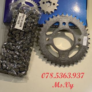 Bộ YAMAKATO dĩa, xích (sên), nhông phay Honda Wave RS