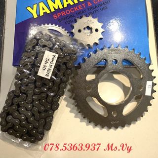 Bộ YAMAKATO dĩa, xích (sên), nhông phay Honda Wave RS