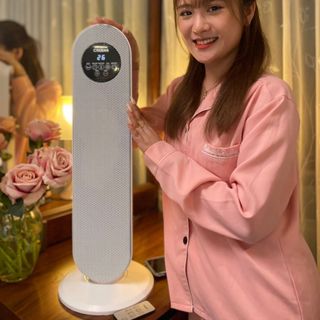 Máy Sưởi Gốm Cao Cấp CREEN Có Điều Khiển - Tự Động Ngắt Khi Nghiêng Đổ - Không Khô Da - Không Lóa Mắt