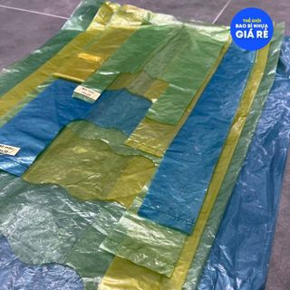 [SỈ] 1kg Túi Xốp Bóng Mỡ Màu 2 Quai đẹp đựng thực phẩm, hàng nhẹ - Bao Bì Nhựa Giá Rẻ
