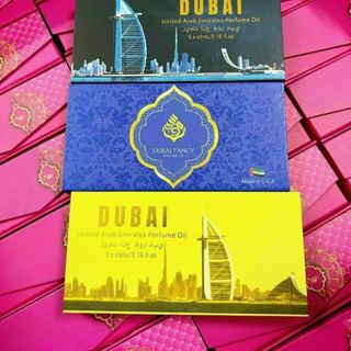 SET 5 CHAI TINH DẦU NƯỚC HOA DUBAI