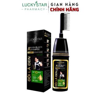 GỘI LÀ ĐEN THẢO DƯỢC CAO CẤP KÈM LƯỢC 250ML - LUCKY STAR giá sỉ