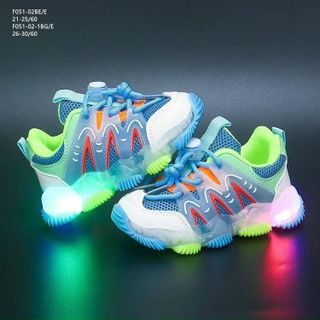 Giày thể thao trẻ em cá tính đế đèn led F051