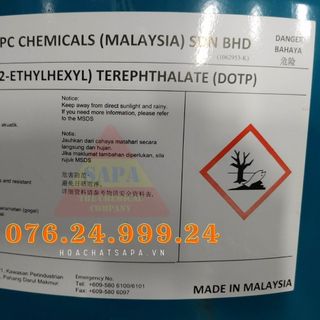 DOTP – Bis (2-Ethylhexyl) Terephthalate – Chất hóa dẻo – Mã Lai