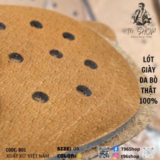 LÓT GIÀY DA BÒ THẬT 100% - HÀNG LOẠI 1