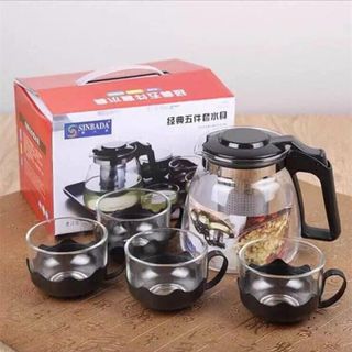 💦 💦 💦 BỘ BÌNH TRÀ LỌC TRÀ KÈM 04 CỐC SIMBADA 💦  _ M
💰