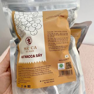 Hạt Mắc Ca Organic túi zip 500gr