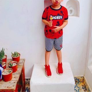 Set bộ đồ ngắn tay bé trai MicKey