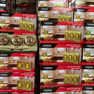 Đèn Sưởi Nhà Tắm Cao Cấp Creen - 3 Bóng