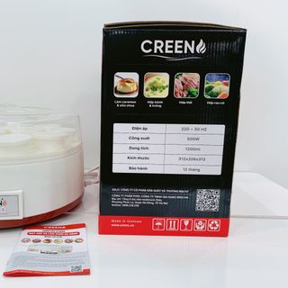 Máy Làm Caramen - Sữa Chua - Làm Bánh Và Hấp Bánh Đa Năng Creen CR-H168