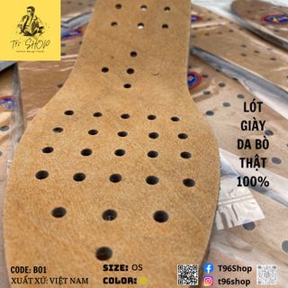 LÓT GIÀY DA BÒ THẬT 100% - HÀNG LOẠI 1