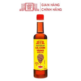 [THÙNG 6 CHAI] NƯỚC MẮM NHỈ CÁ CƠM VÀNG RUỘT ĐỎ 525ML - LÀNG CHÀI XƯA