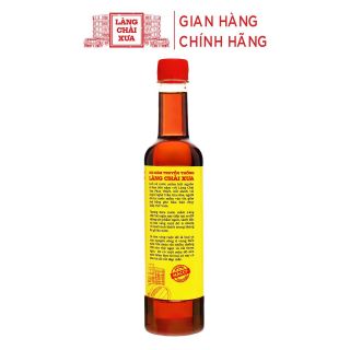[THÙNG 6 CHAI] NƯỚC MẮM NHỈ CÁ CƠM VÀNG RUỘT ĐỎ 525ML - LÀNG CHÀI XƯA