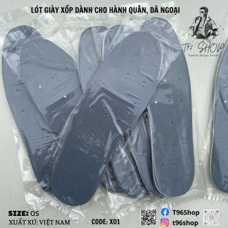 Lót giày xốp êm chân giá sỉ, giá bán buôn - Lót giày xốp dành cho bộ đội hành quân dã ngoại