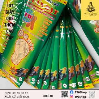 Lót giày Hương quế xịn giá sỉ, giá bán buôn, chất lượng cao Tuấn Đạt